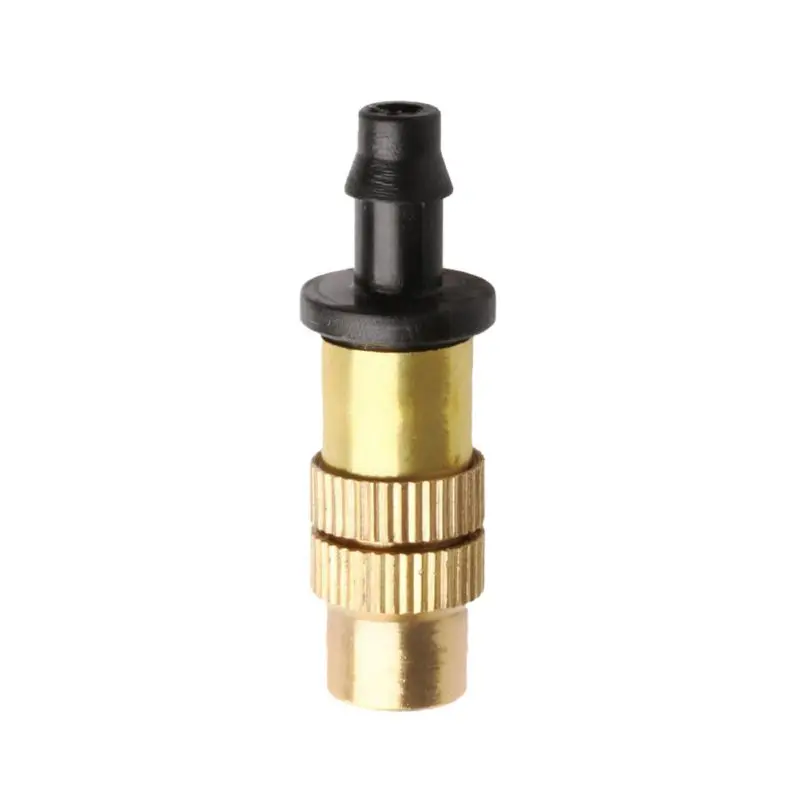 

10 Pcs Adjustable Misting Nozzle Gardening Water Cooling Brass Spray Sprinkle
