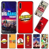 bazinga the big bang theory phone case for samsung a20 a30 30s a40 a7 2018 j2 j7 prime j4 plus s5 note 9 10 plus