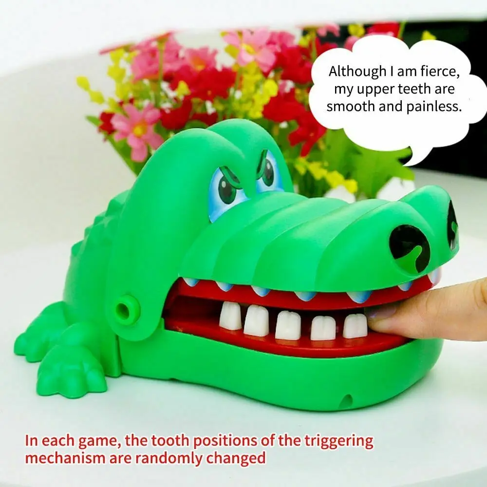 

Funny Toy Mouth Dentist Bite Finger Toy Pulling Crocodile Teeth Games Toys Kids Funny Toy For Children Kids Biting Finger Game