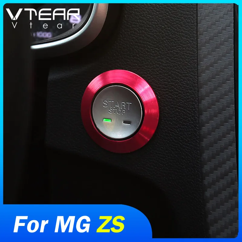 Пусковая кнопка Vtear для MG ZS декоративное кольцо круглая отделка запуска