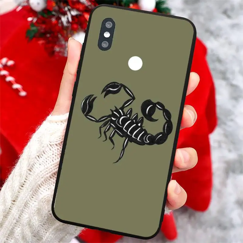 

Animal crab scorpion Phone Case For Xiaomi Redmi note 4 4X 8T 9 9s 10 K20 K30 cc9 9t pro lite max