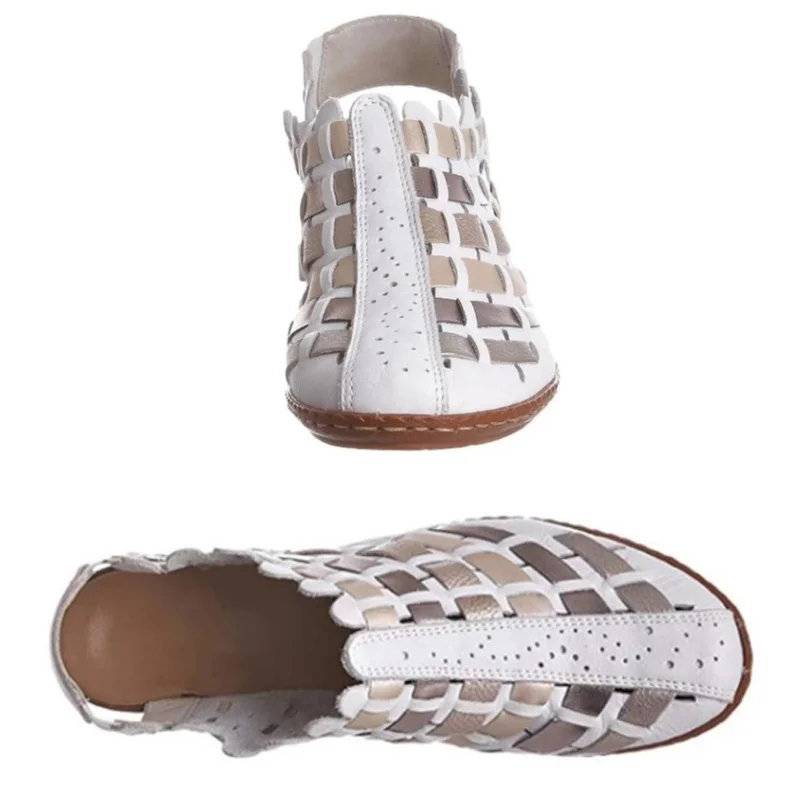 Женские сандалии гладиаторы WDHKUN летняя обувь на платформе из искусственной кожи