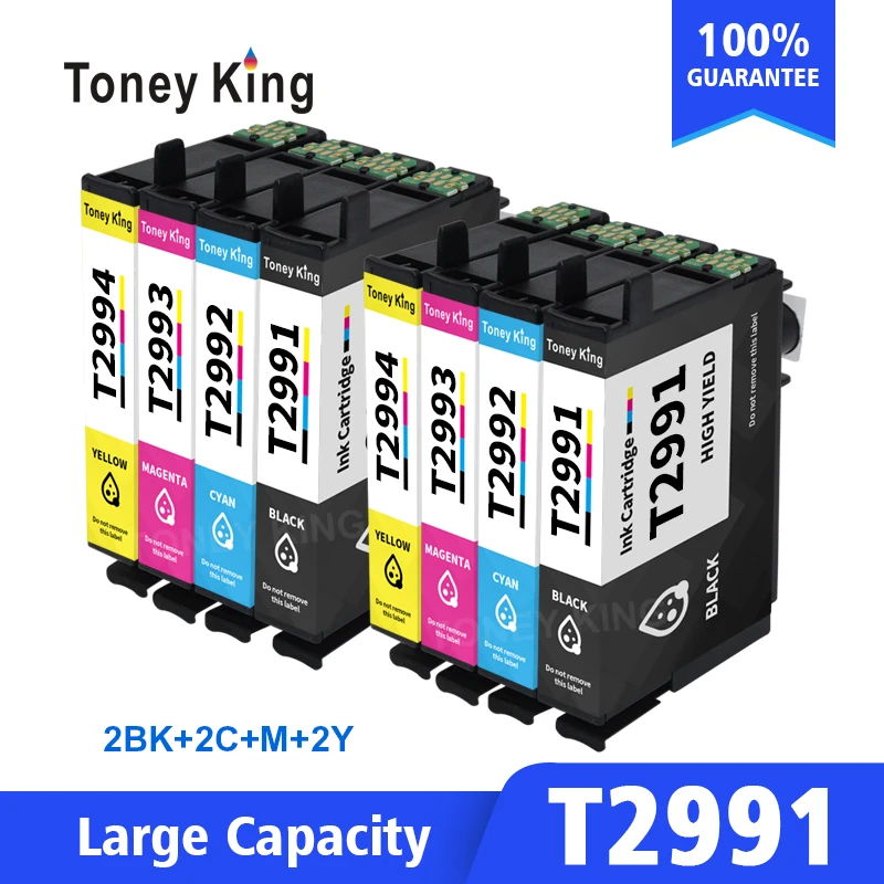 

Набор чернильных картриджей T2991, 29, 29XL для принтера Epson T29 XP 235, 245, 332, 335, 432, 435, 247, 442, 345, 255, 257, 352, 355