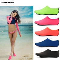water shoes swimming shoes men women solid color summer aqua beach shoes seaside sneaker socks slippers for yoga fitness