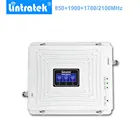 Lintratek ретранслятор CDMA PCS AWS трехдиапазонный усилитель сигнала сотового усилителя 850 1900 17002100 МГц усилитель 4g 3g 2g-
