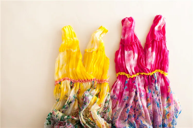 Real Silk Dress Women Summer Boho Vintage Sexy Maxi Vestidos Elegant Ladies Print Beach Party Dresses Ropa Mujer LW2753 | Женская одежда