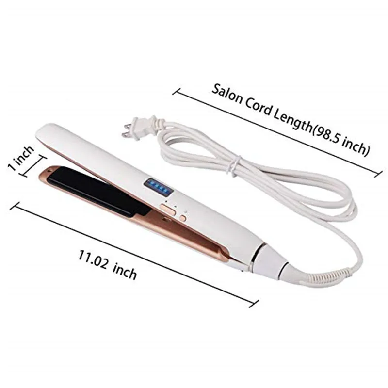 

2 in 1 Hair Straightener Infrare Curler Professional Ceramic Hair Iron Plate Straightening Styling Hair Curling Iron Hair Styler