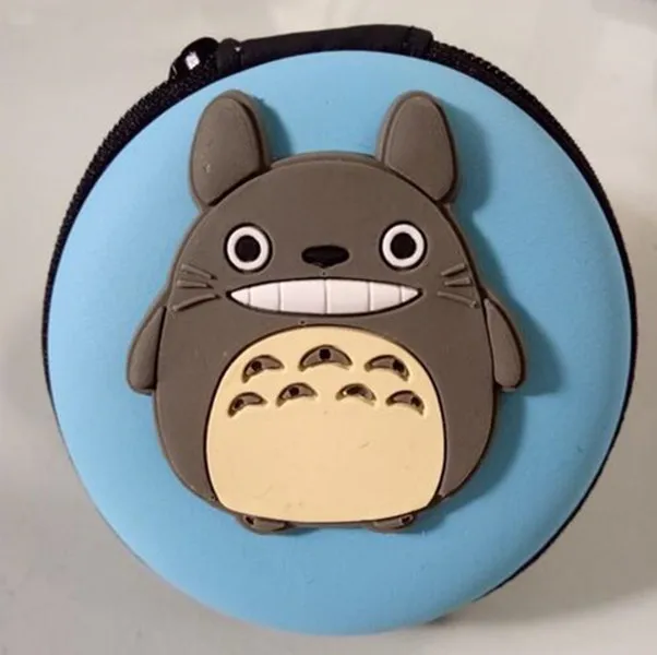 Новинка 1 шт. круглый мультяшный нейлоновый чехол для наушников Macaron, Жесткий Чехол для хранения наушников с карманом, сумка для переноски на молнии