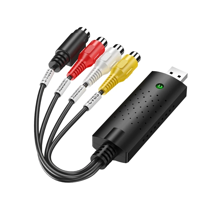 USB Easycap 2 0 Легкий колпачок Видео ТВ DVD VHS DVR Захват адаптер устройство видеозахвата