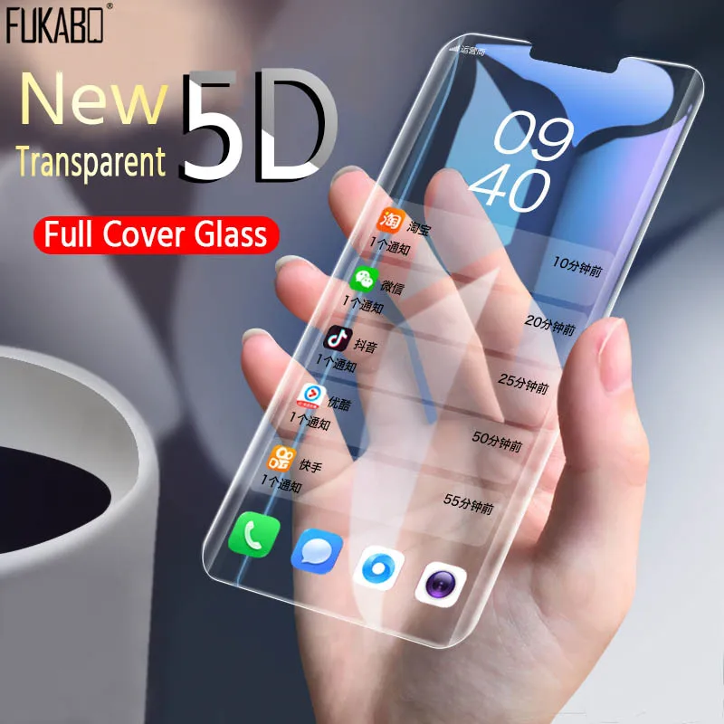 5D Полное покрытие экрана протектор стекло для huawei mate 20 Pro 10 Lite P Smart закаленное стекло для 9D huawei P30 Lite P20 Pro