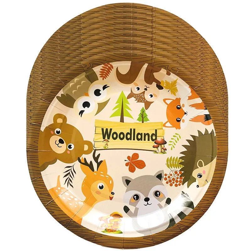 Топперы для торта с лесными животными в лесу джунглей маленькие животные детские