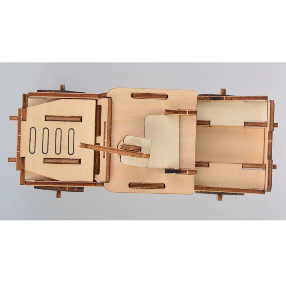 Автомобиль деревянное ремесло строительный комплект деревянный DIY 3 D деревянная
