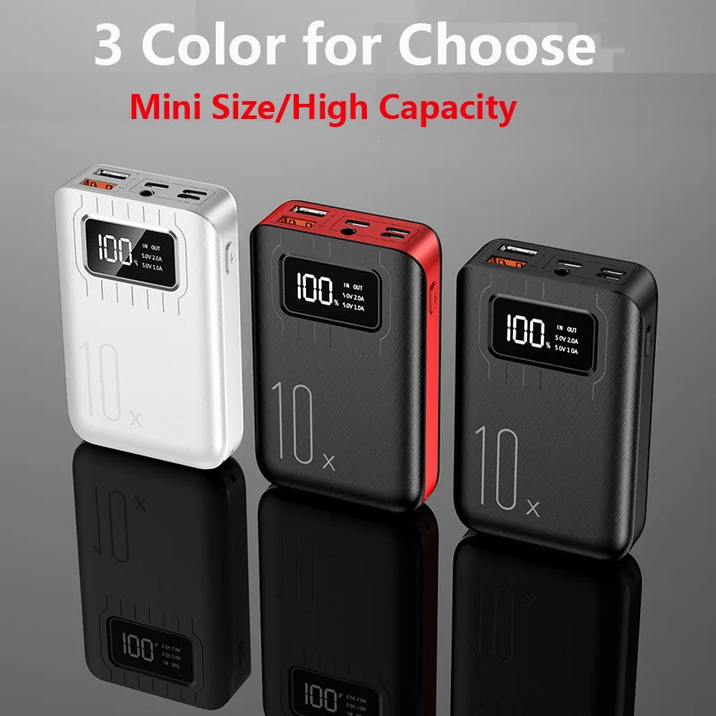 mini power bank 20000mah portable charger cell phone powerbank quick charge external battery for xiaomi iphone sansung powerbank free global shipping