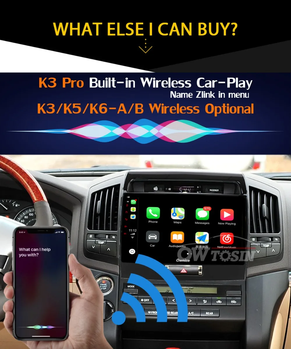 360 ° 4* AHD камера Android 9,0 8 ядерный 4 Гб ОЗУ+ 64 ГБ SPDIF DSP CarPlay Автомобильный gps радио плеер для Toyota Land Cruiser 11 200 2007