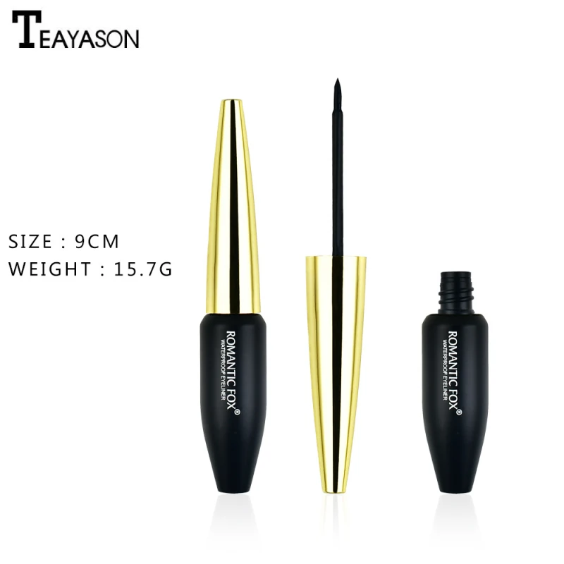 Жидкая подводка для глаз черная стойкая Водостойкая Подводка новичков не