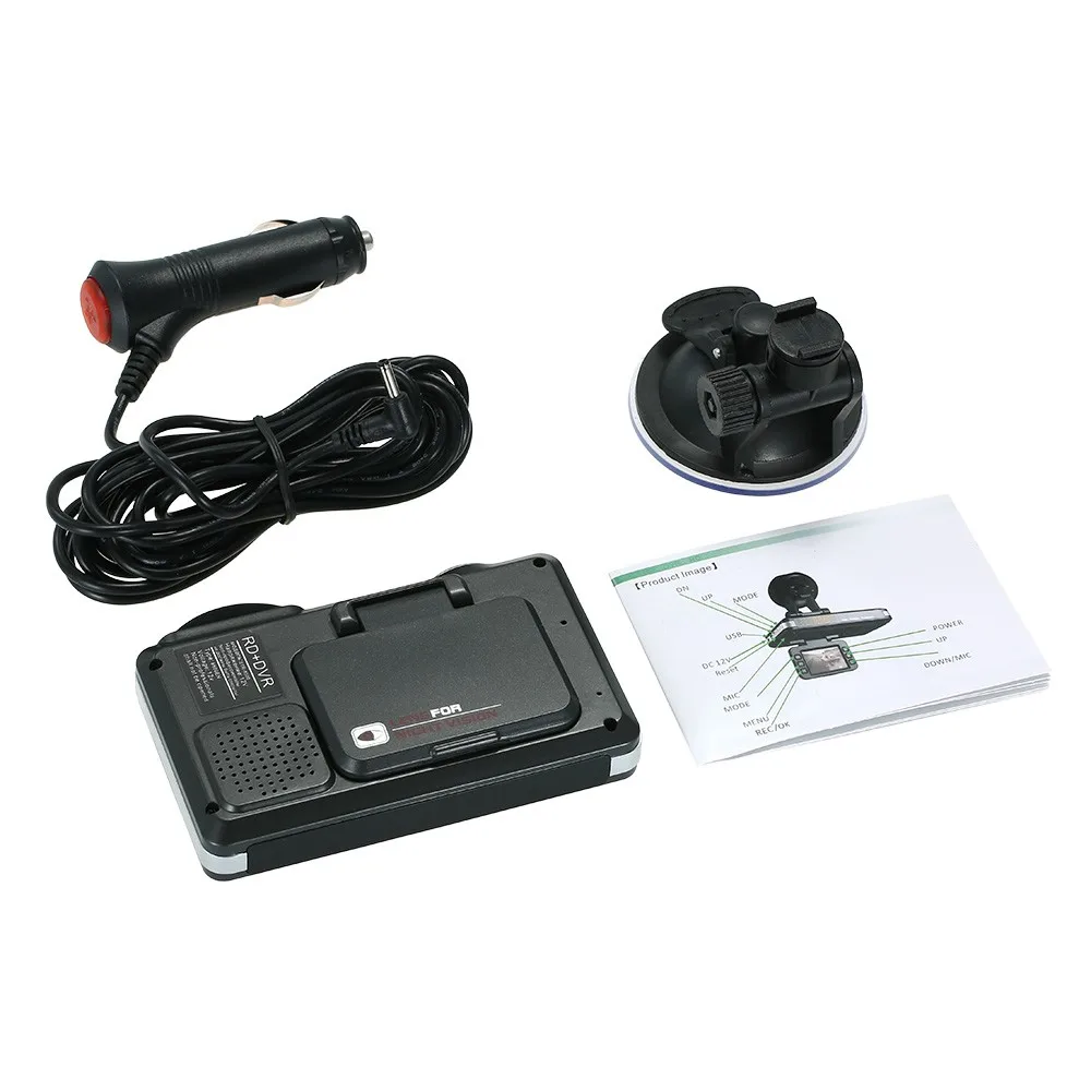 Автомобильный видеорегистратор 2 в 1 лазерный детектор скорости видео/GPS камера