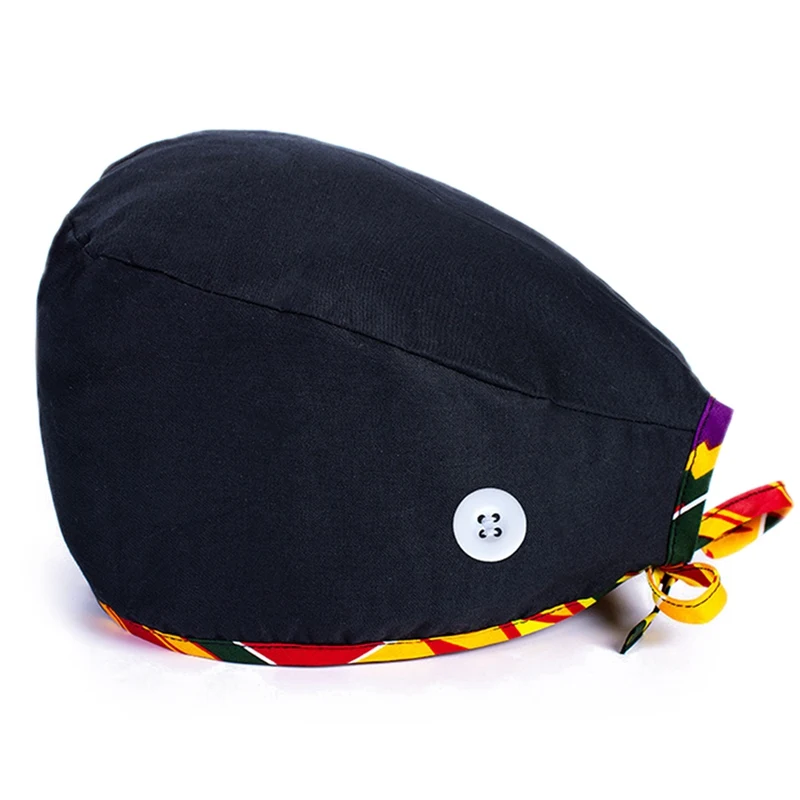 С принтом медсестры рабочие Шапки Регулируемый напульсники Велосипедный спорт