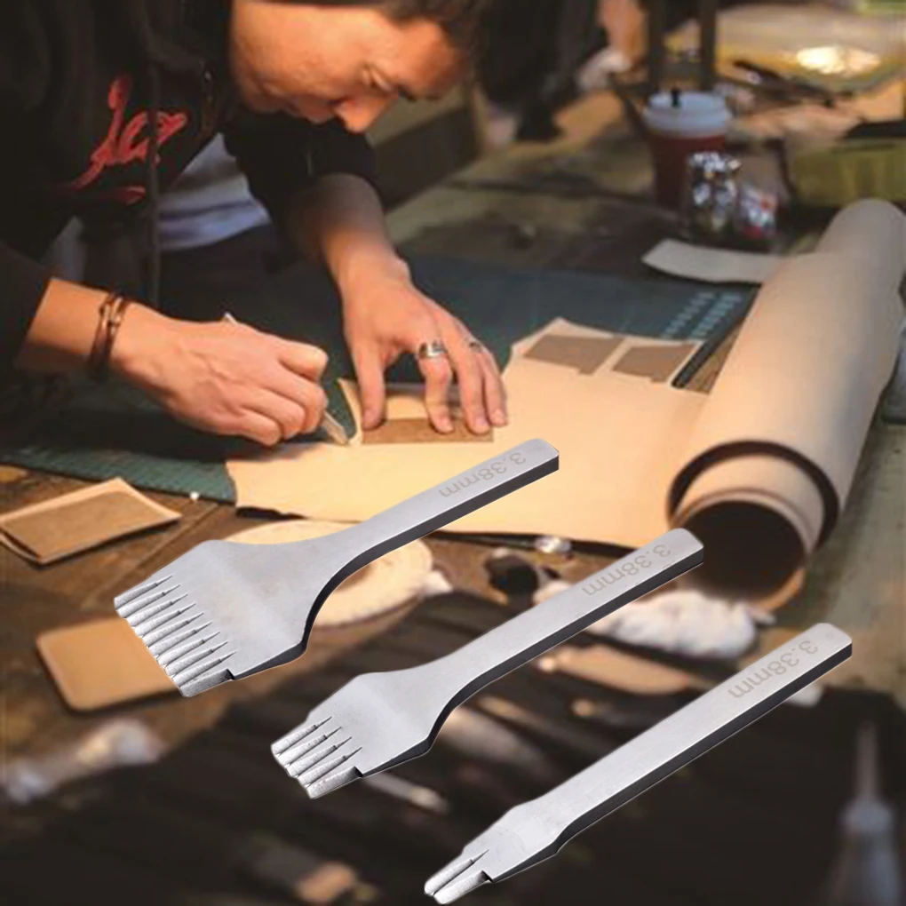 Набор инструментов сделай сам для работы с кожей из нержавеющей стали 2/5/10