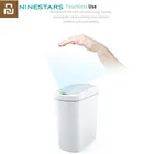Умное мусорное ведро NINESTARS, Бесконтактный умный LED индукционный датчик движения для кухни, мусорное ведро для дома xiaomi