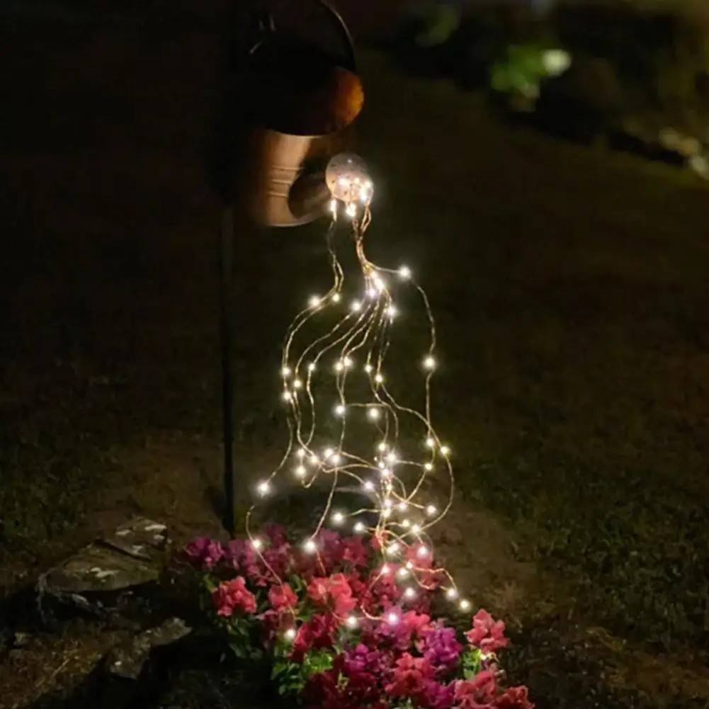 

Fast Delivery Star Type Shower Garden Art Light Decoration Outdoor Gardening Lawn Lamp Garden Decoration Watering Can Led Light