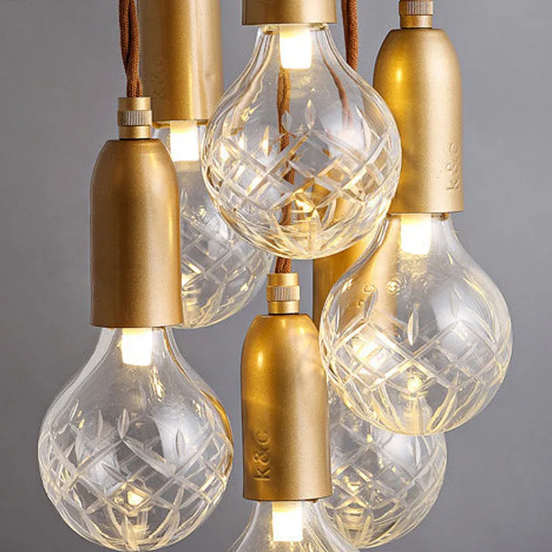 Современный хрустальный светодиодный G9 стеклянный светильник с одной головкой