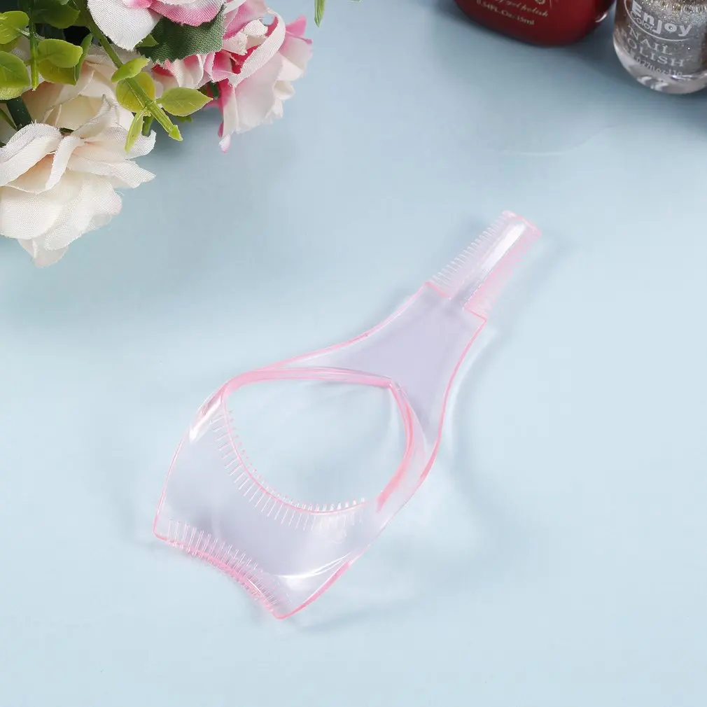 3 IN 1 Cosmetic Makeup Beaty Long Fake Mascara Applicator Guide Comb Eyelash Curler | Красота и здоровье
