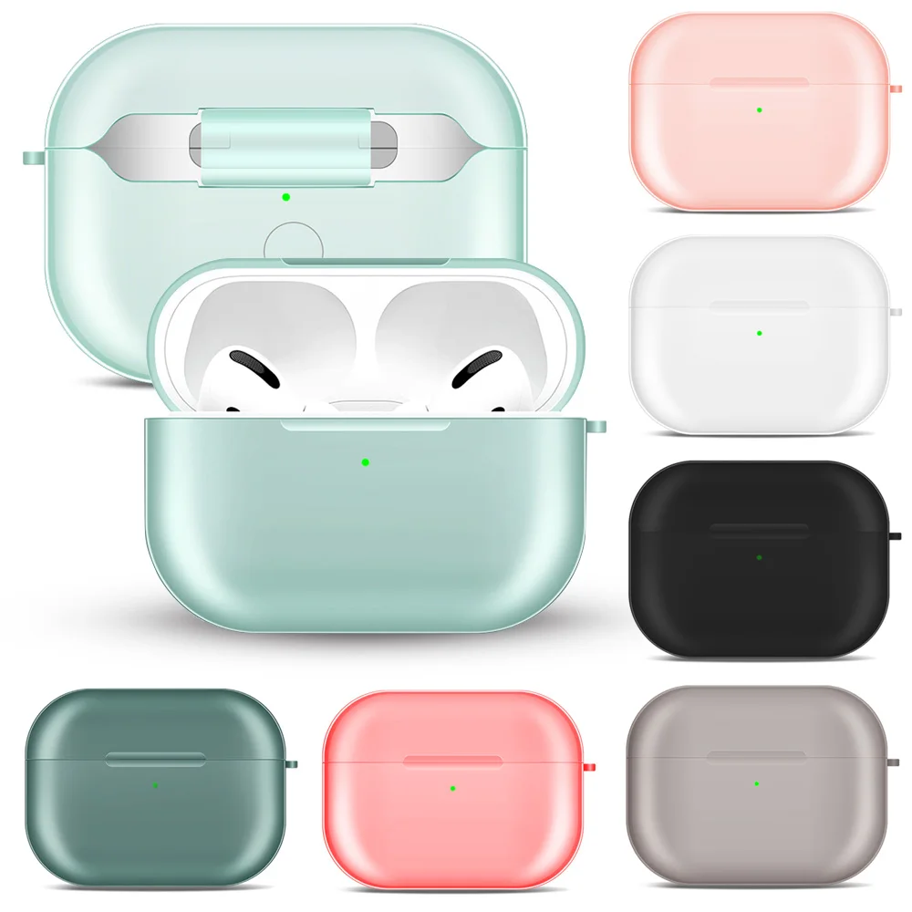 Силиконовый чехол для Airpods Pro прозрачный беспроводного Bluetooth-наушников