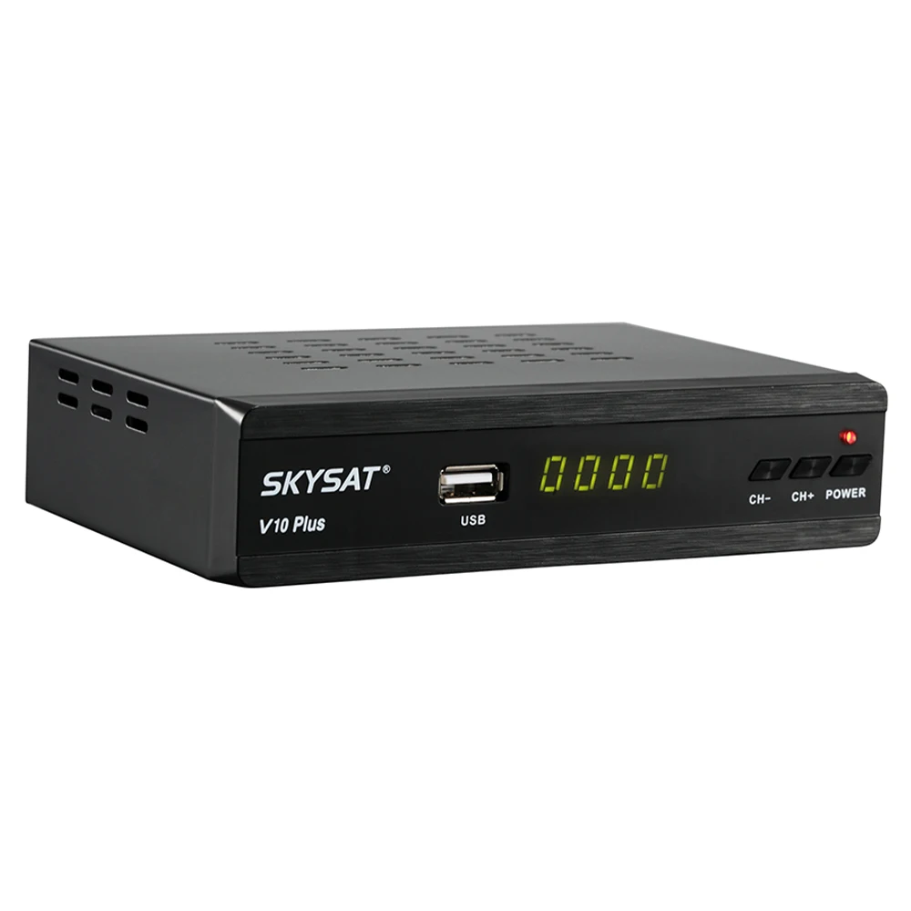 Скисат V10 Plus рецептор с поддержкой CCCamd Newcamd roll Biss PowerVu Xtream M3U RJ45 WiFi 3G|Спутниковое ТВ|