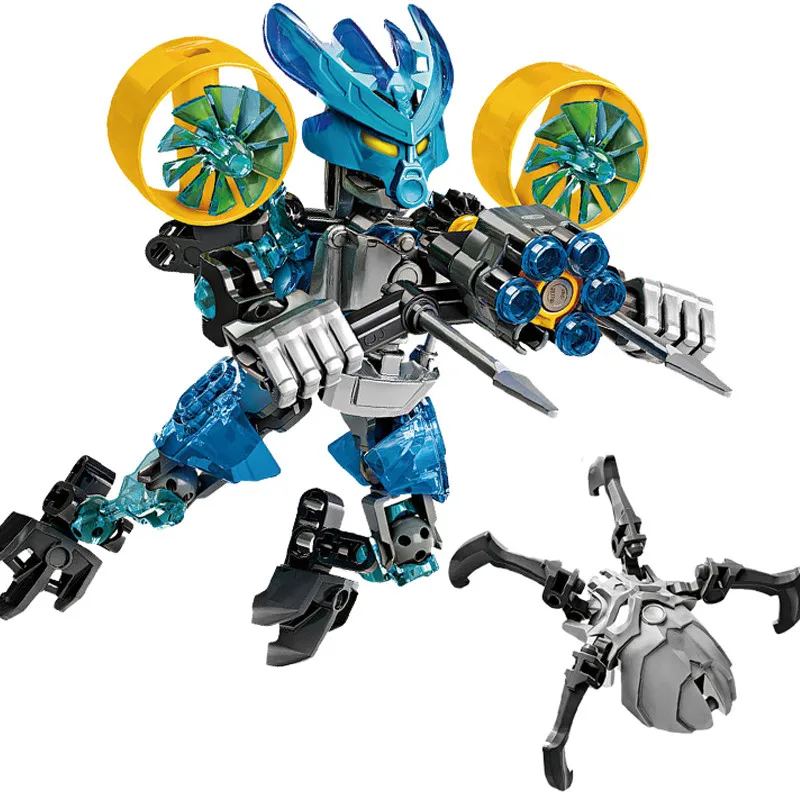 

Bionicle Series Xsz 706 Jungle Rock Water Earth Ice Fire Protecto Action Building Block for 70778 70779 70780 70781 70782 70783