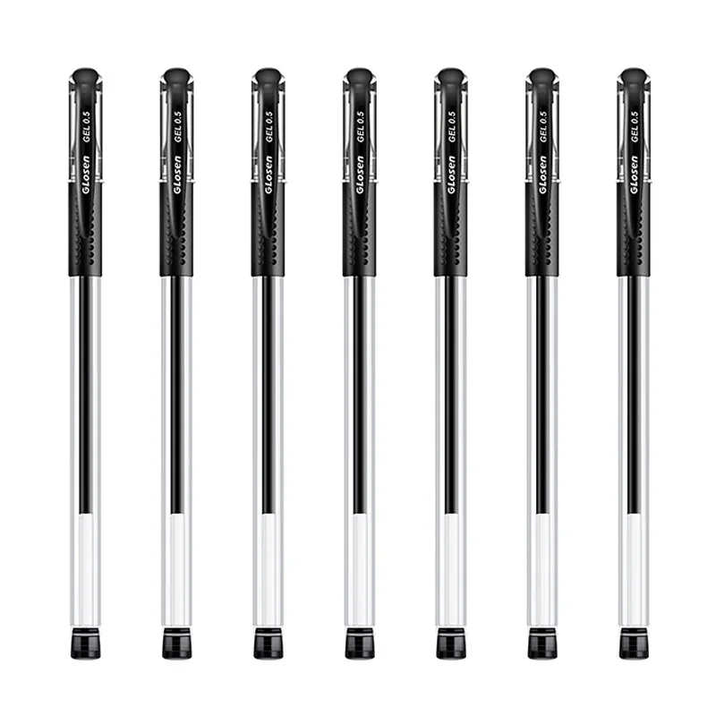 

3042 Gel Pen Black 12 Pack water-based pen office signature pen ink smooth