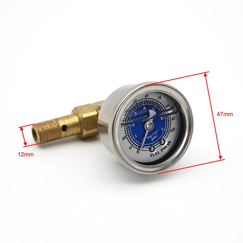 Топливный пресс ure Манометр 0 160 фунт/кв. Дюйм маслоотдача манометр белый лицевой