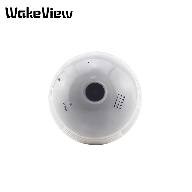 WakeView 360 градусов 1,3 м 2MP 3MP Беспроводная панорамная Домашняя безопасность WiFi CCTV рыбий глаз лампа ip-камера в форме лампы двухстороннее аудио