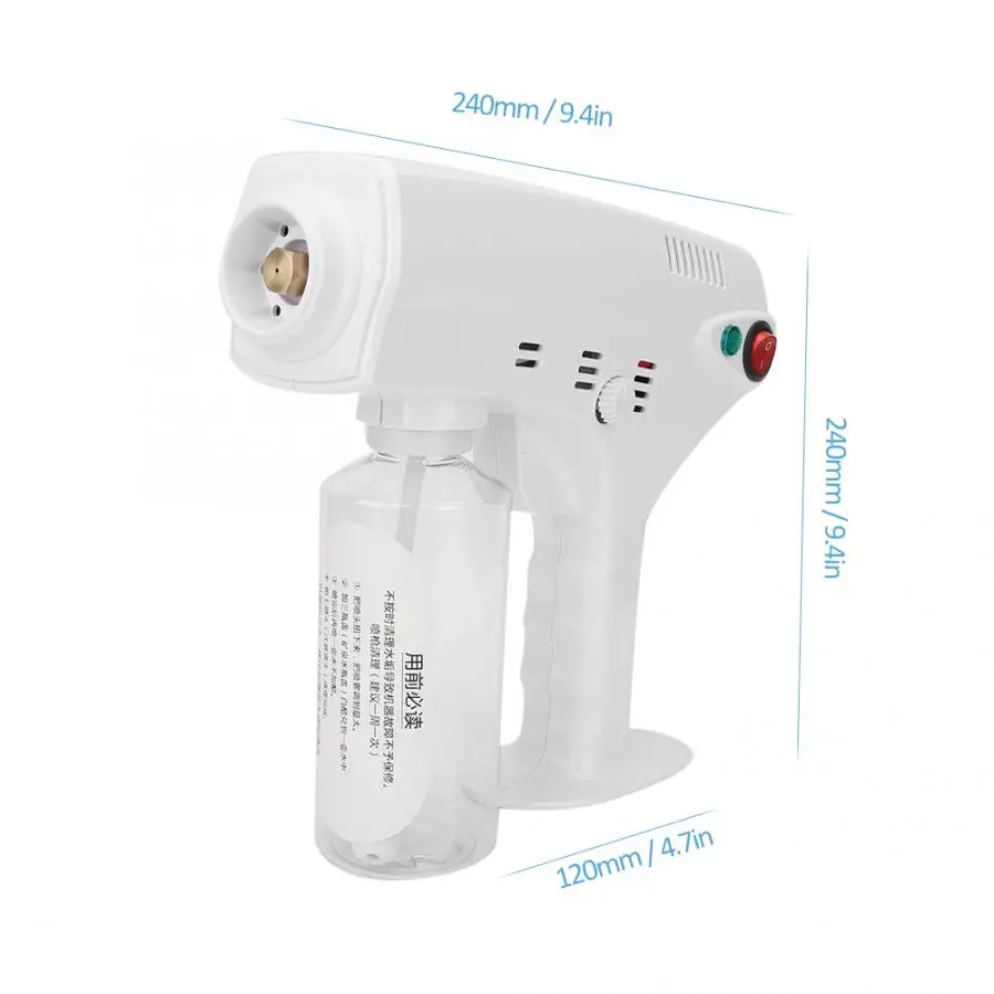 280 мл портативный синий светильник нанораспылитель парикмахерский распылитель