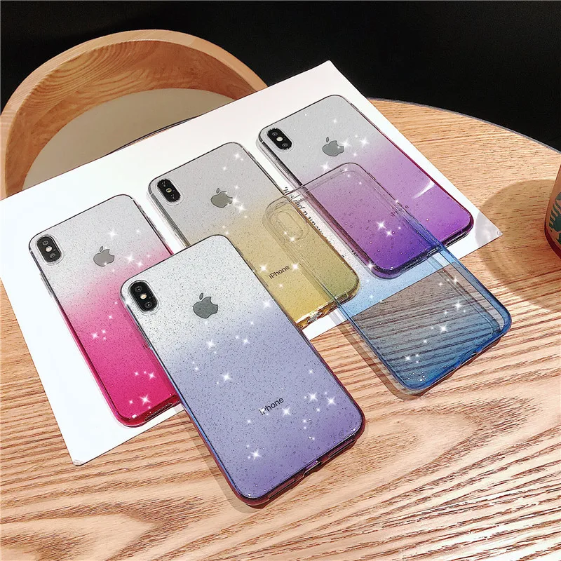 Роскошный блестящий чехол для телефона Apple iPhone X XR XS 11 Pro Max 8 7 6S 6 Plus милый мягкий