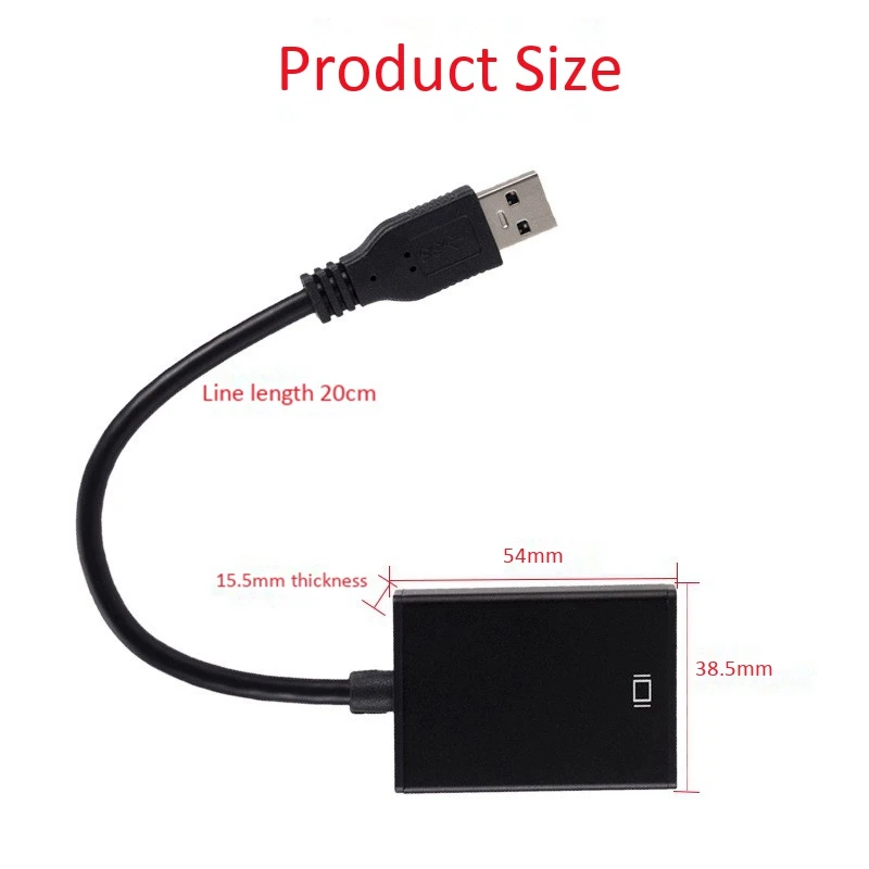 USB к HDMI адаптер 3 0 HD 1080P видео o Ie конвертер Поддержка ноутбука ПК проектор
