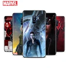 Чехол для Samsung Galaxy A9, A8, Star, A8S, A7, A6, A6S, A5, A3 Plus 2018, 2017, 2016, A750, с принтом Мстителей Марвел, Черная Вдова, черный