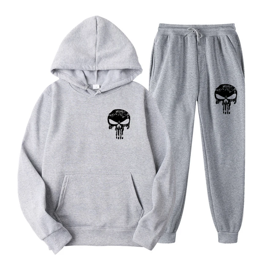 

2021 new sports brand men's clothing, hoodies, casual sportswear, autumn and winter warmth and cashmere men's clothing