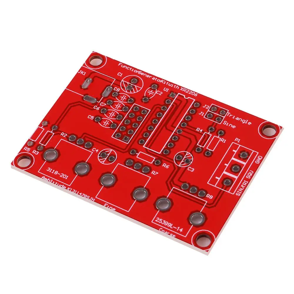 1 Гц МГц XR2206 функциональный генератор сигналов DIY Kit синус/треугольник/квадратный