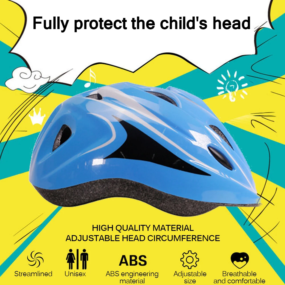 Children Helmet Kids Safety Riding Practical Child Bicycle Cycling Scooter Skateboard Skate Headgear Protector Adjustable | Спорт и