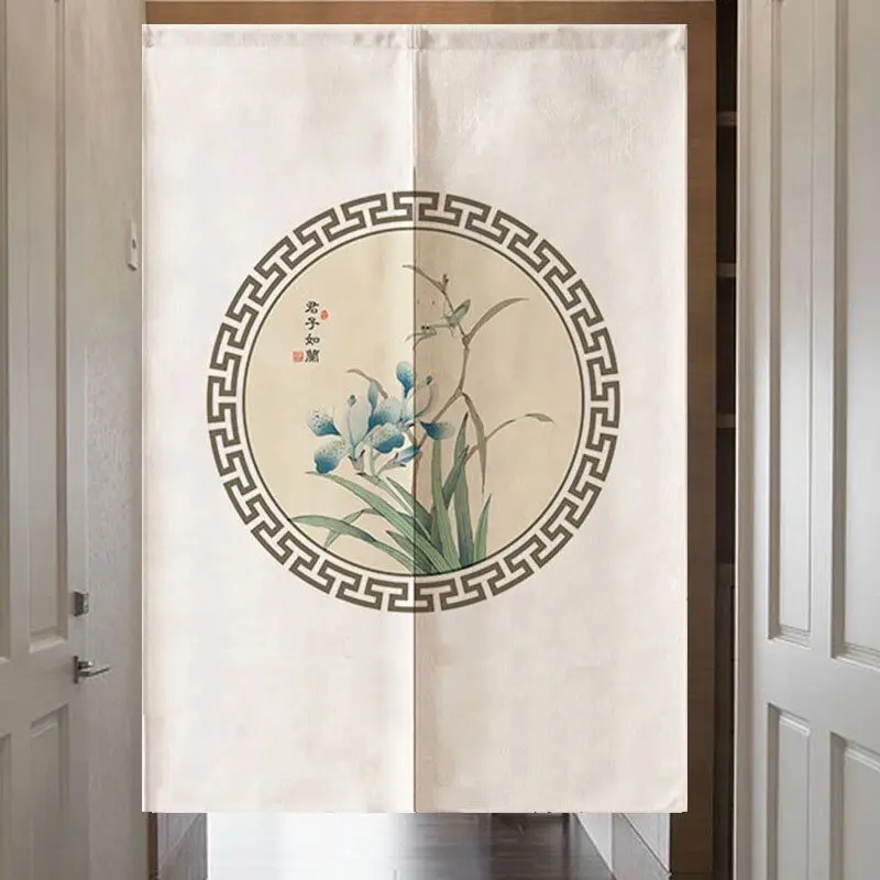 Тканевая занавеска на дверь без перфорации Спальня Кухня геомантического ткань