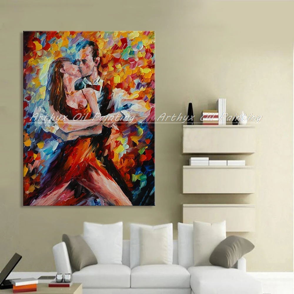 Ручная роспись для любителей латиноамериканских танцев рельефная палитра нож