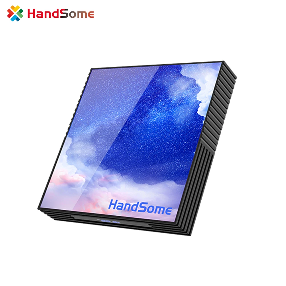 Amlogic S905X3 A95X F3 тонкий Android 9,0 4 Гб ОЗУ 64 Гб ROM2.4 и 5G двойной Wifi BT Поддержка 8K Медиаплеер smart tv приставка