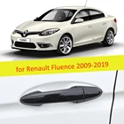 Для Renault Fluence 2009 2010 2011 2012 2013 2014 2015 2016 2017 2018 2019 Samsung SM3 крышка ручки из углеродного волокна аксессуары
