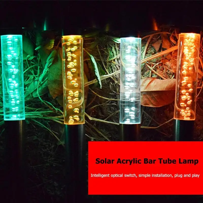 5 шт. Спайк солнечной энергии светодиодный светильник для газона пейзаж Сад Двор