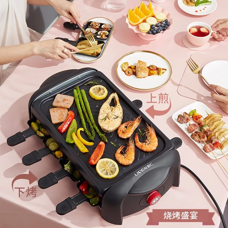 Электрический гриль-шашлык 220 В многофункциональный для дома и | Бытовая техника