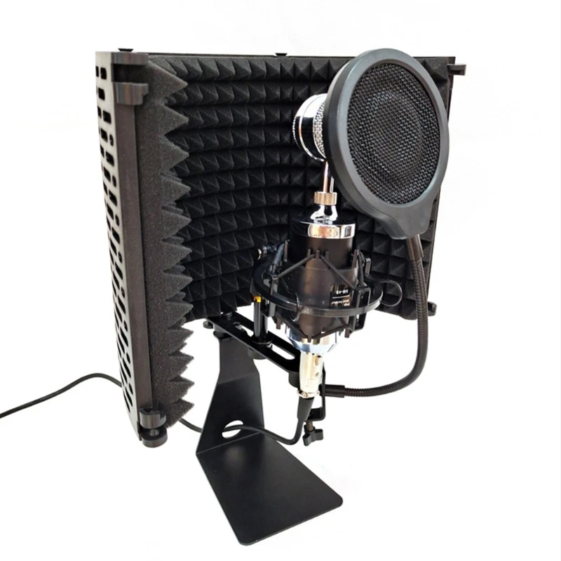 Металлическая подставка для микрофона металлическая треугольная настольное