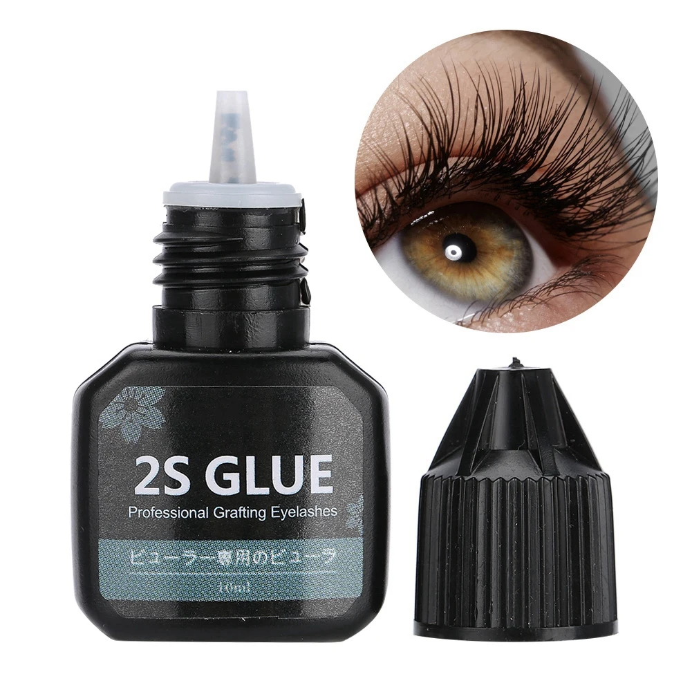 

10 Ml Eyelash Extension Glue 2 Seconds Fast Drying Eyelashes Glue Pro Lash Glue Black Adhesive Retention Glue Make Up Tool