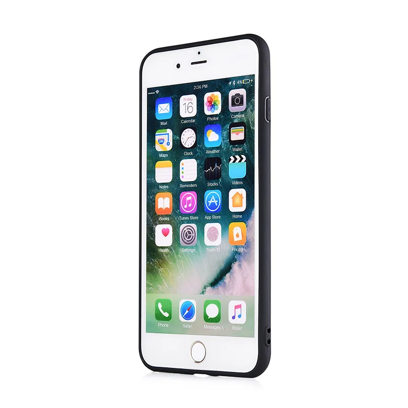 Матовый черный мягкий чехол для Apple iPhone X XS Max XR 8 7 6 S Plus SE 5 Φ 5se 7plus 8plus 10 силиконовый
