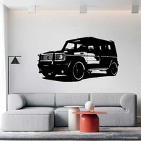off road vehicle vinyl wall sticker mountain wading 4wd decal car dealer auto repair shop garage boys gift room art deco mural