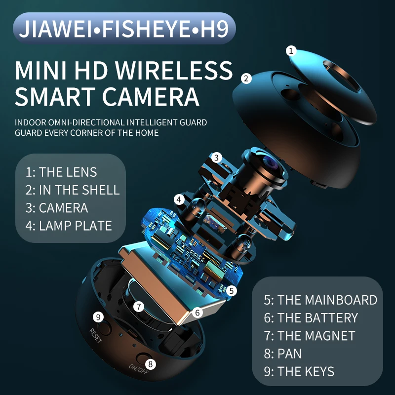 Мини Камеры Скрытого видеонаблюдения HD 1080P Wi Fi Ip микро Secret видеокамера